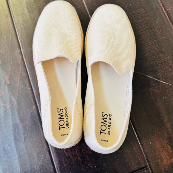 TOMS brand new Carolina espadrilles Canvas Loafers - Picture 1 of 17
